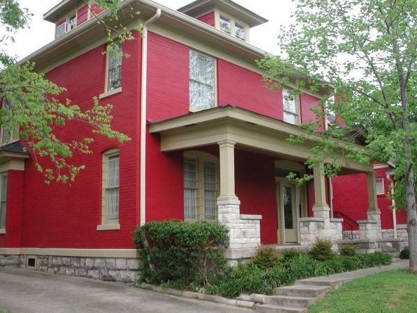 Brick Red house