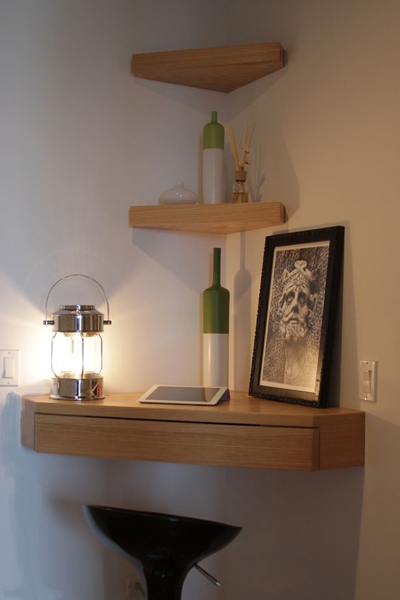 Triangular Corner Shelf